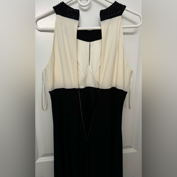 LAST CHANCE! Jessica Howard halter keyhole formal dress, beads & sequins, size 8 - Picture 7 of 14